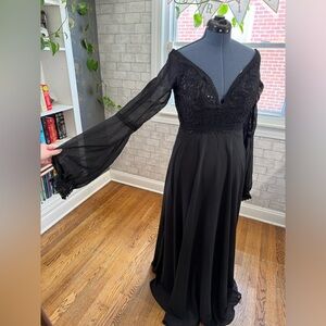 Coconelody Beth Wedding Dress - Black